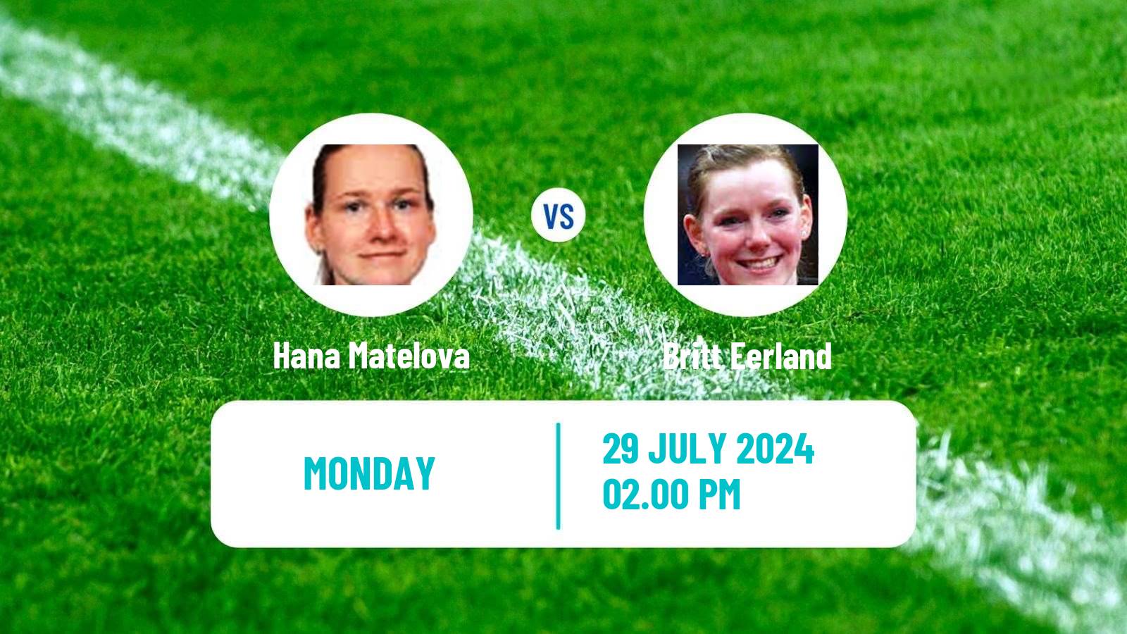 Table tennis Olympic Games Women Hana Matelova - Britt Eerland