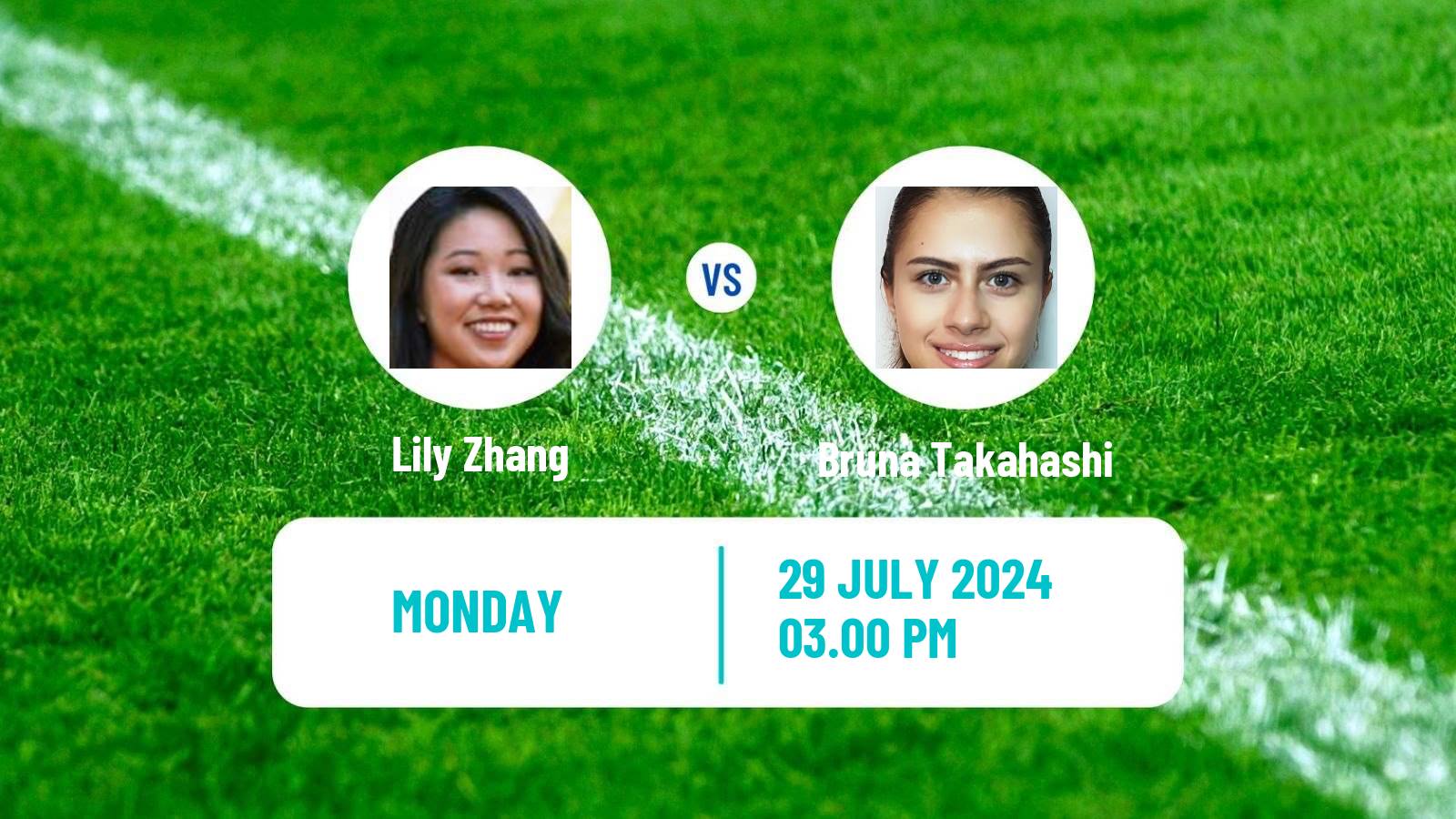 Table tennis Olympic Games Women Lily Zhang - Bruna Takahashi