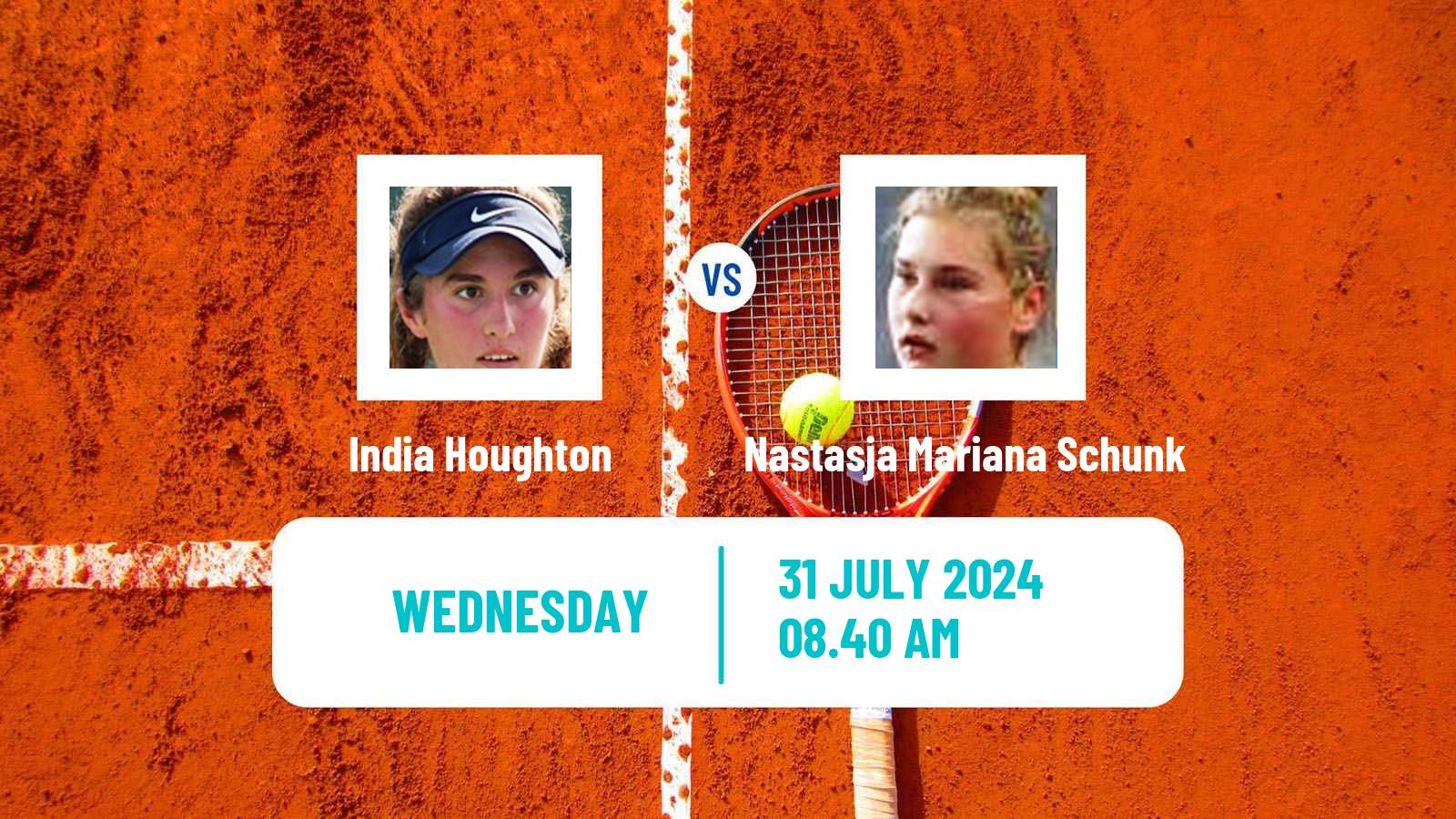 Tennis ITF W35 Roehampton Women India Houghton - Nastasja Mariana Schunk