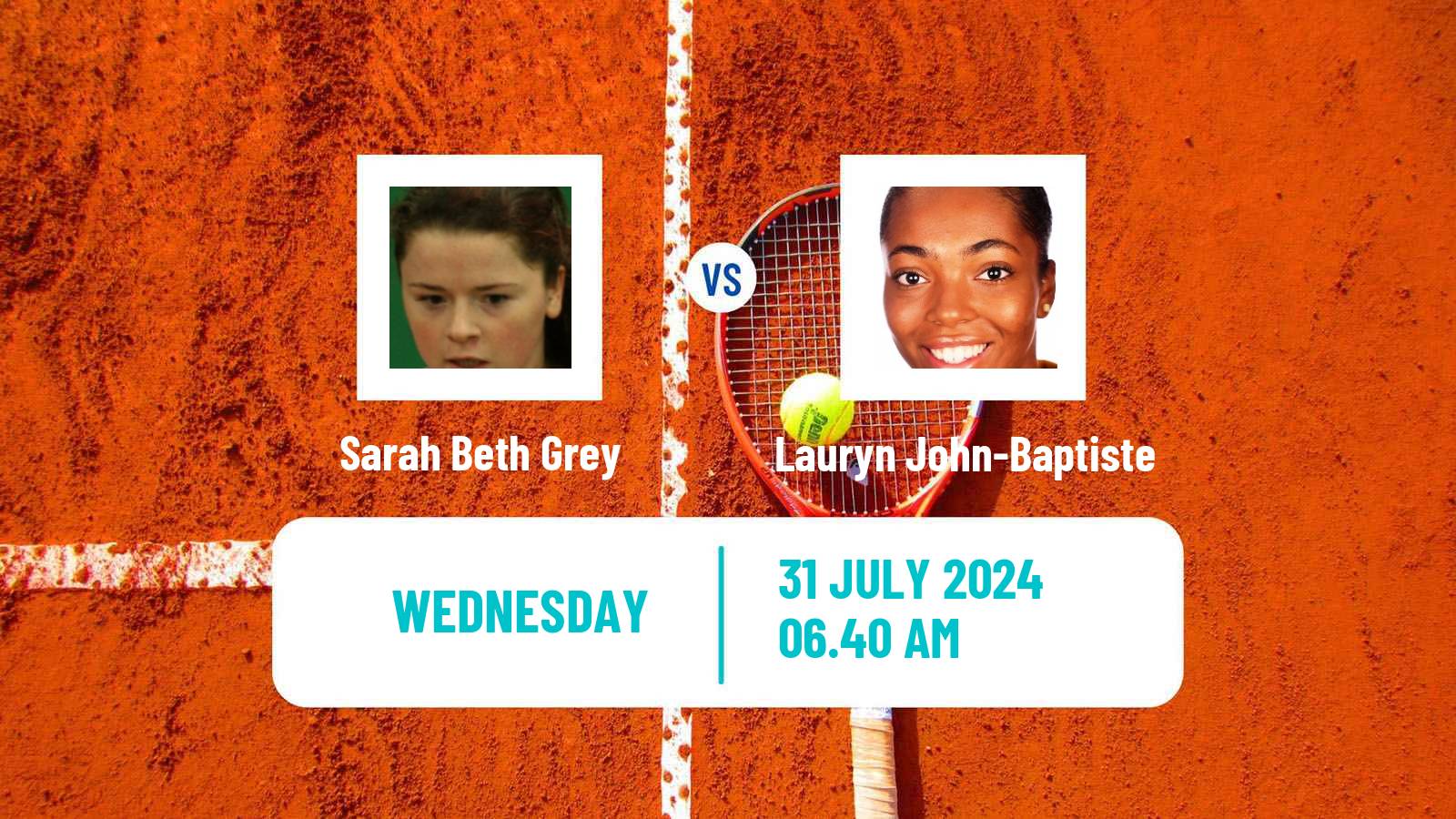 Tennis ITF W35 Roehampton Women Sarah Beth Grey - Lauryn John-Baptiste