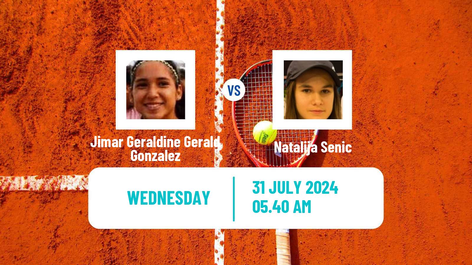 Tennis ITF W15 Kursumlijska Banja 14 Women Jimar Geraldine Gerald Gonzalez - Natalija Senic