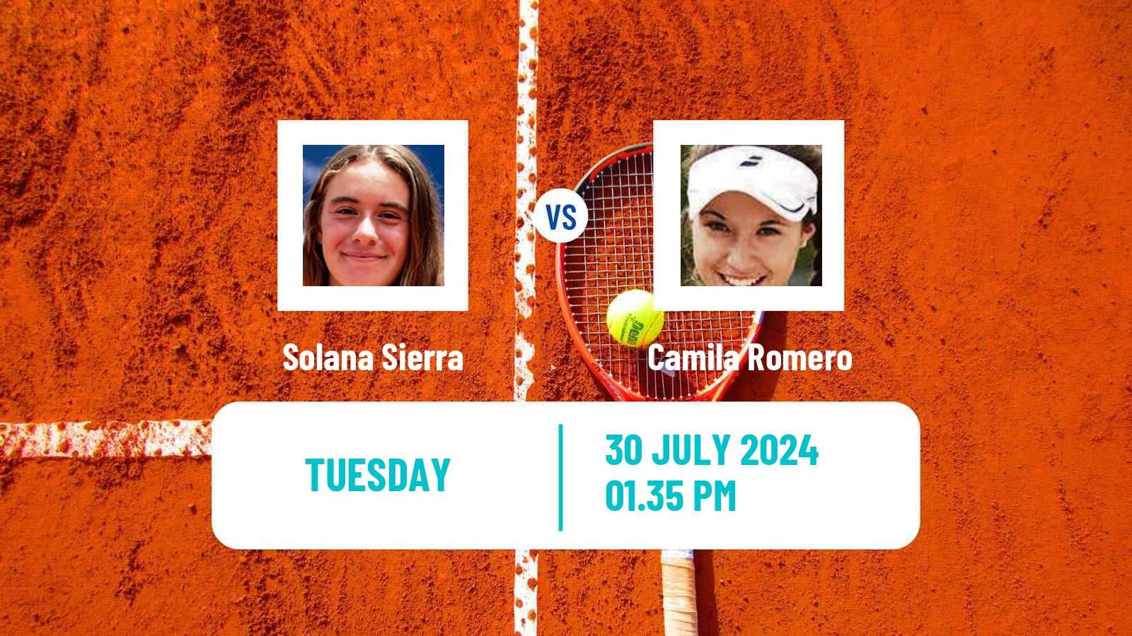 Tennis ITF W35 Pilar Women Solana Sierra - Camila Romero
