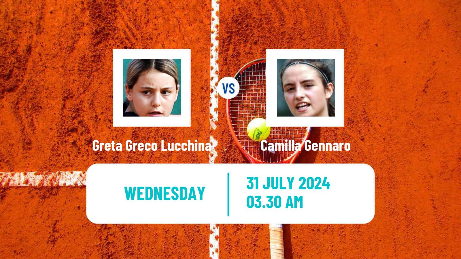 Tennis ITF W15 Rogaska Slatina Women Greta Greco Lucchina - Camilla Gennaro