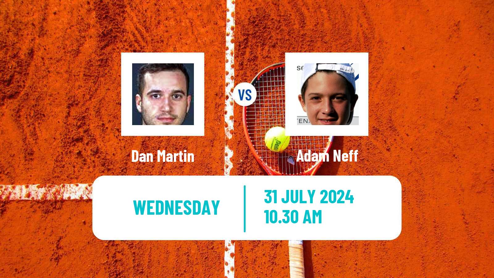 Tennis ITF M25 Edwardsville Il Men Dan Martin - Adam Neff