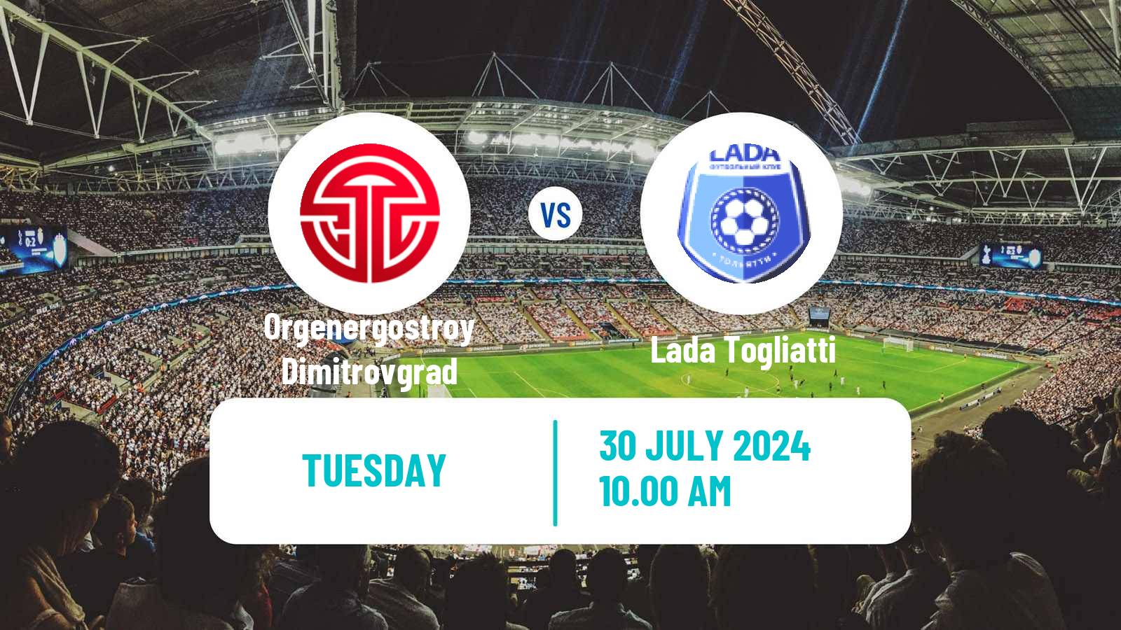Soccer Russian Cup Orgenergostroy Dimitrovgrad - Lada Togliatti