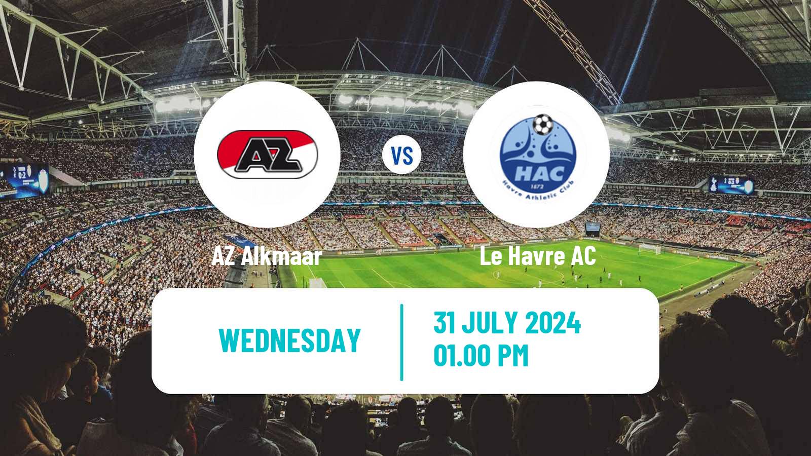 Soccer Club Friendly AZ Alkmaar - Le Havre