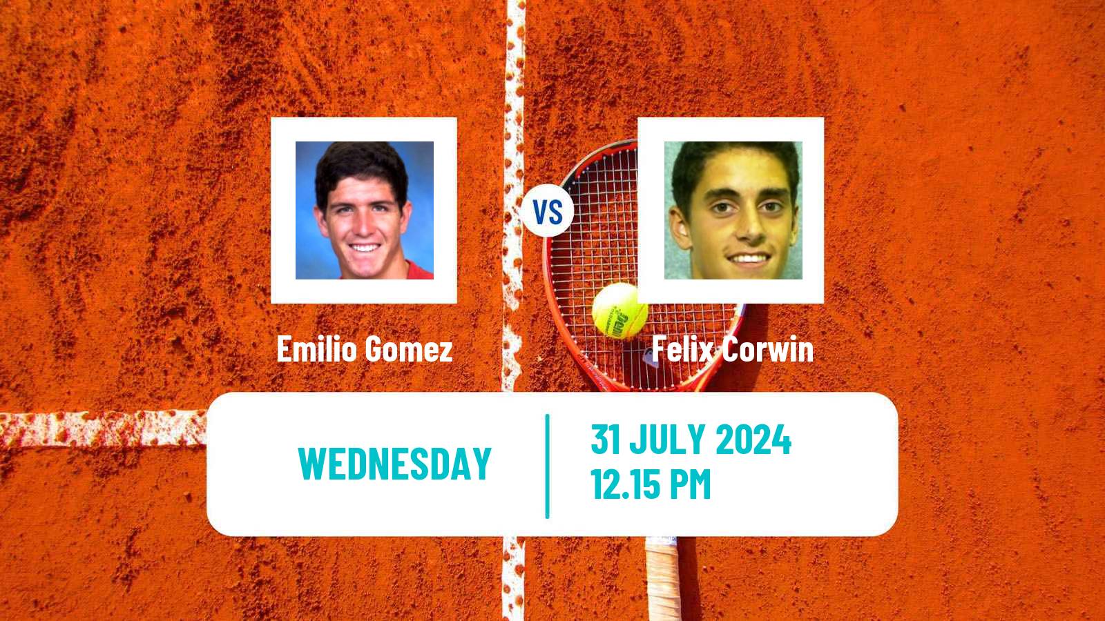 Tennis ITF M25 Edwardsville Il Men Emilio Gomez - Felix Corwin