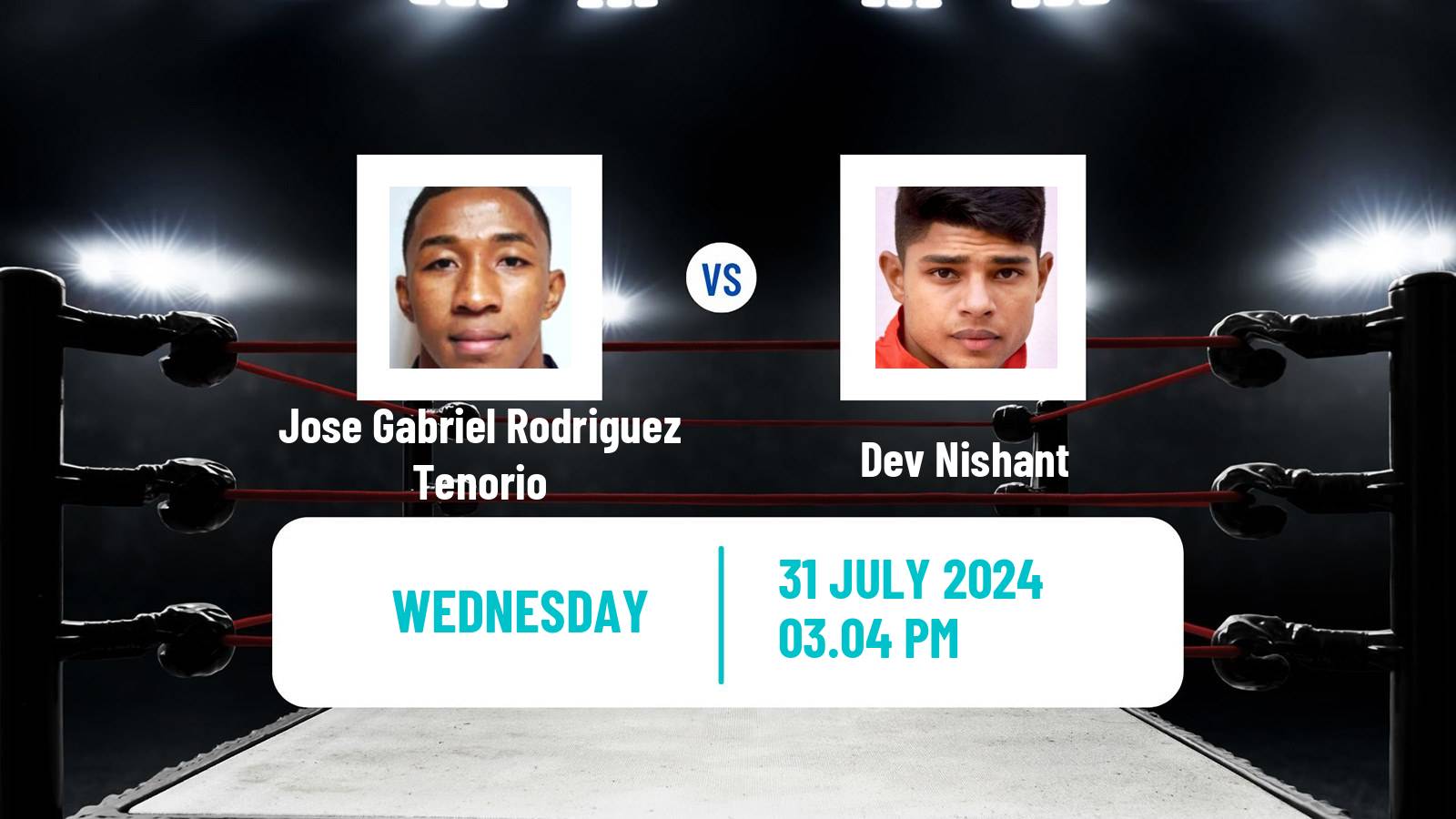 Boxing Welterweight Olympic Games Men Jose Gabriel Rodriguez Tenorio - Nishant Dev