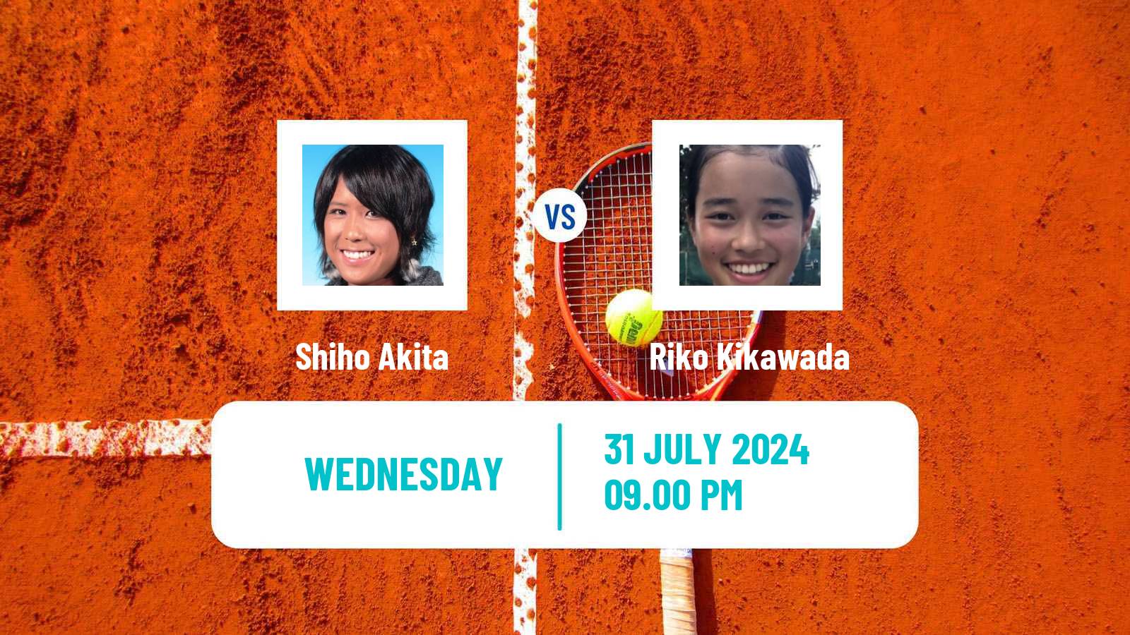 Tennis ITF W15 Sapporo 2 Women Shiho Akita - Riko Kikawada