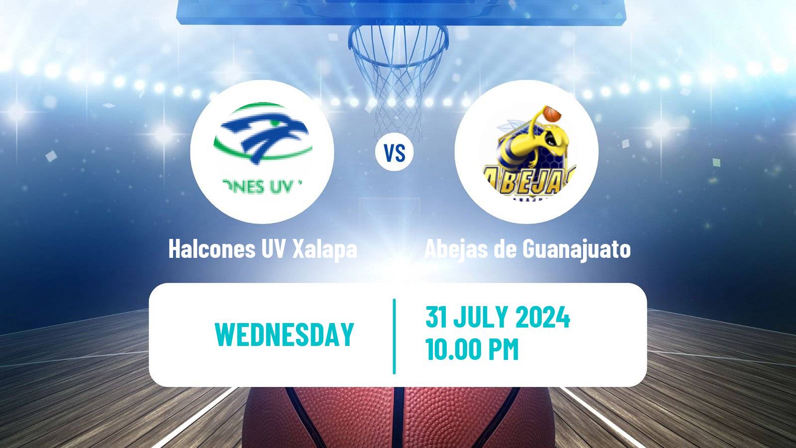Basketball Mexican LNBP Halcones UV Xalapa - Abejas de León