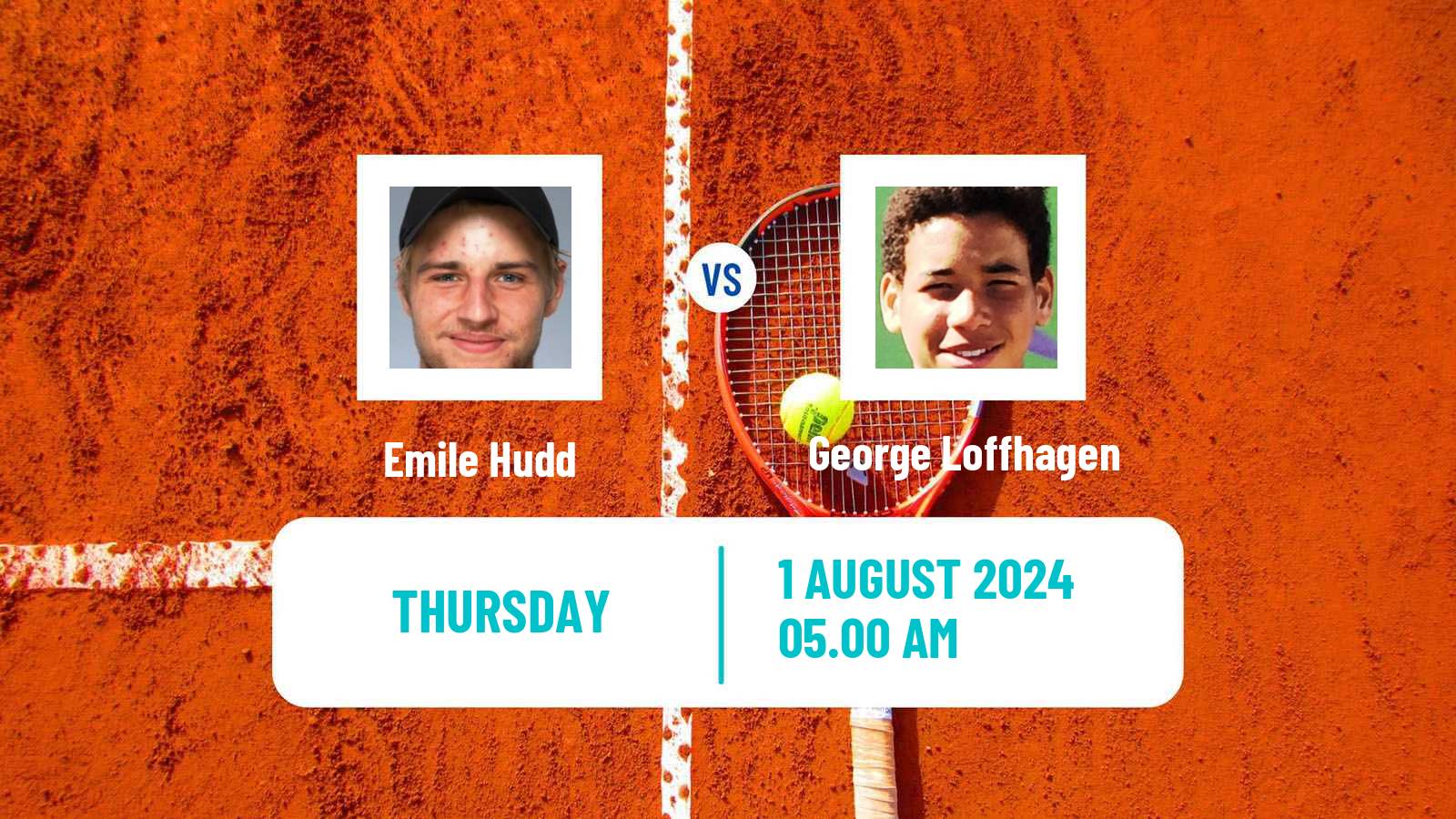 Tennis ITF M25 Roehampton Men Emile Hudd - George Loffhagen