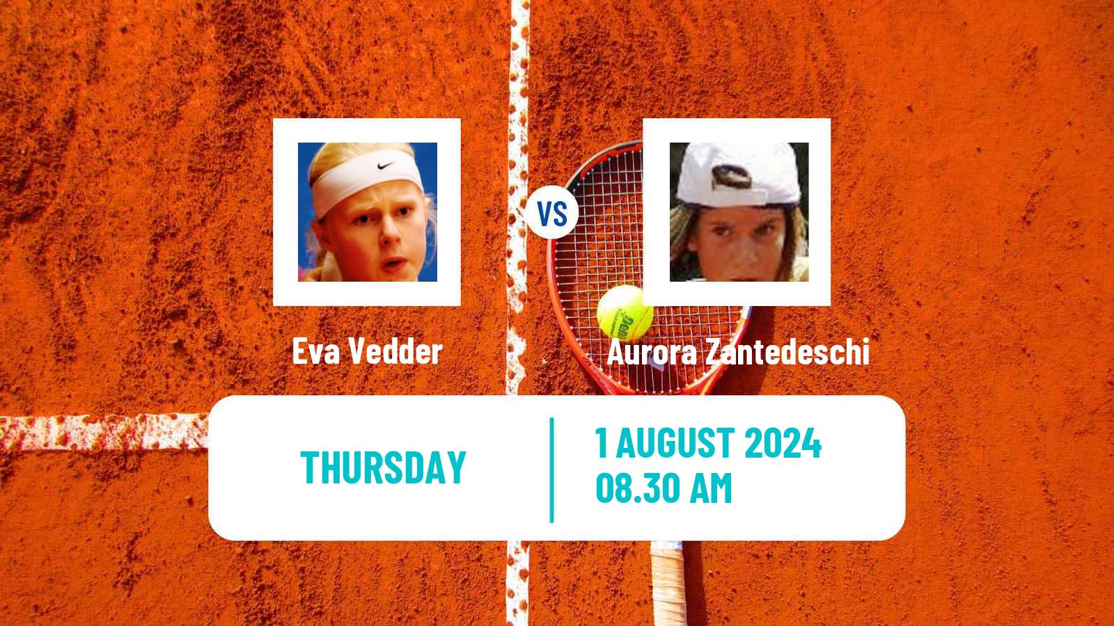 Tennis ITF W75 Cordenons Women Eva Vedder - Aurora Zantedeschi