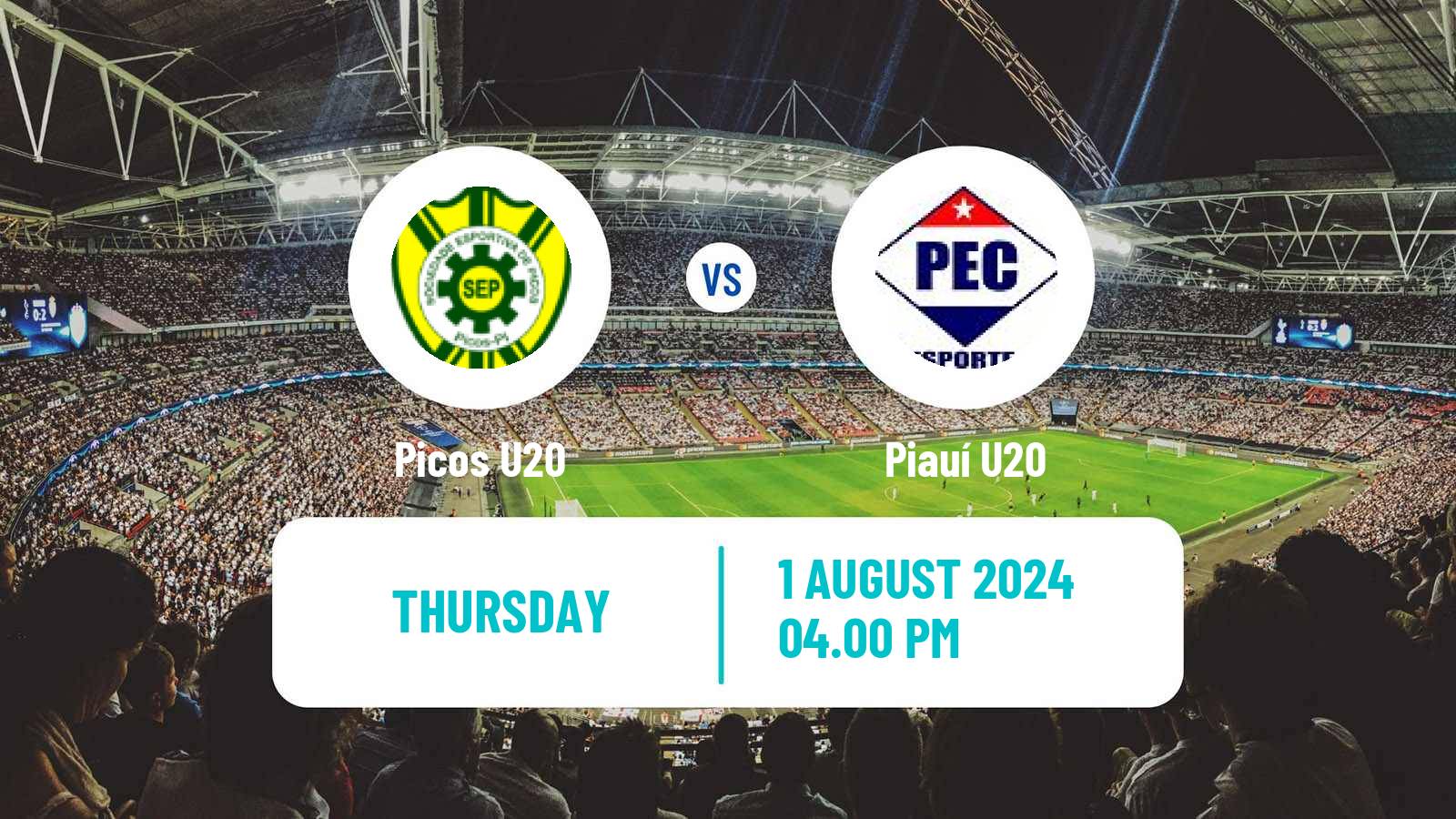 Soccer Brazilian Piauiense U20 Picos U20 - Piauí U20