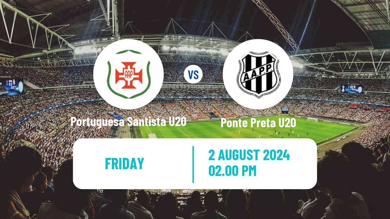 Soccer Brazilian Paulista U20 Portuguesa Santista U20 - Ponte Preta U20