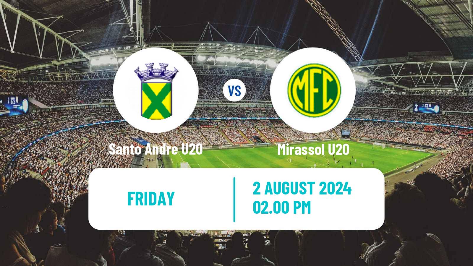 Soccer Brazilian Paulista U20 Santo Andre U20 - Mirassol U20