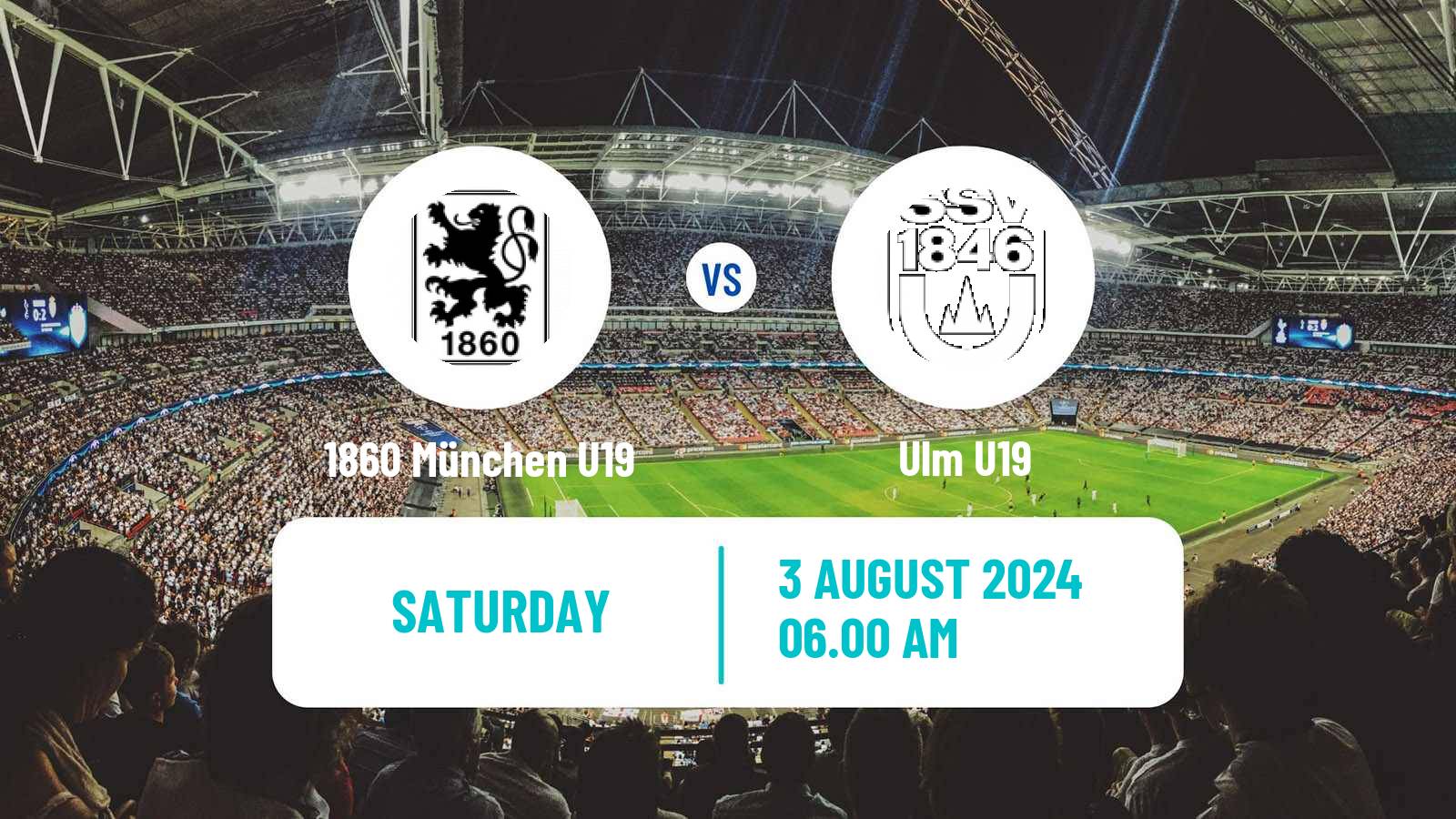 Soccer German DFB Youth League 1860 München U19 - Ulm U19
