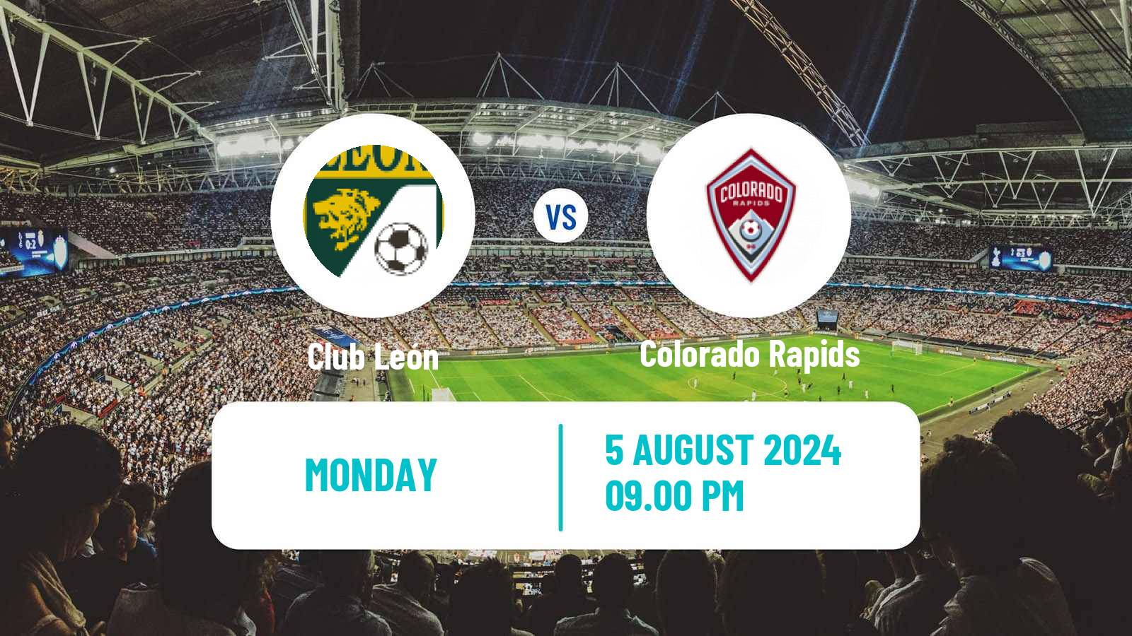 Soccer CONCACAF League Cup Club León - Colorado Rapids