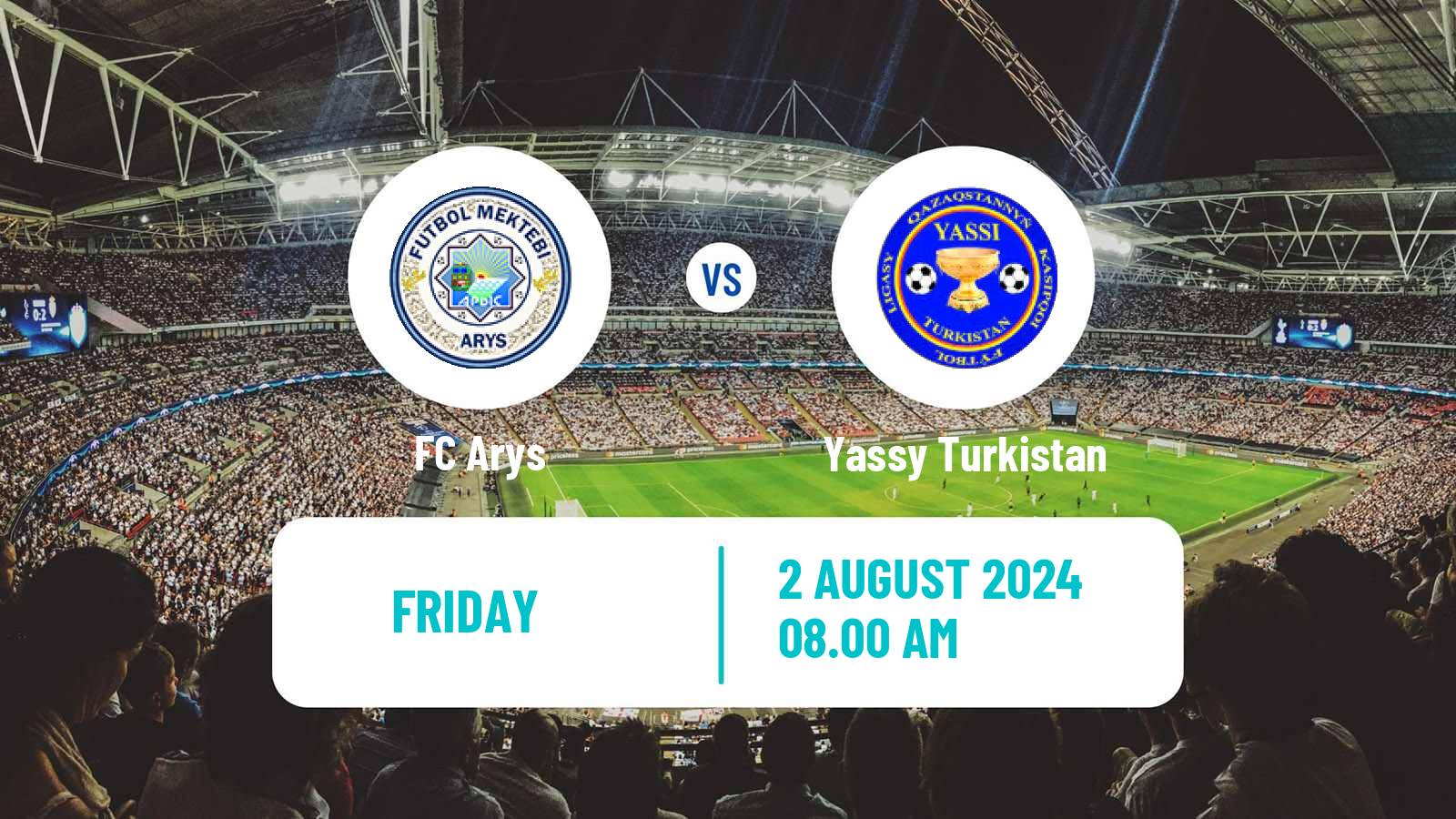 Soccer Kazakh First Division Arys - Turkistan