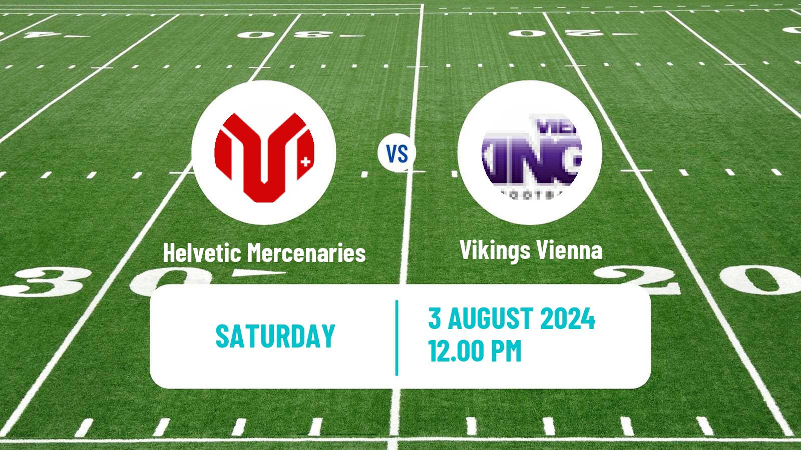 American football European League of American Football Helvetic Mercenaries - Vikings Vienna