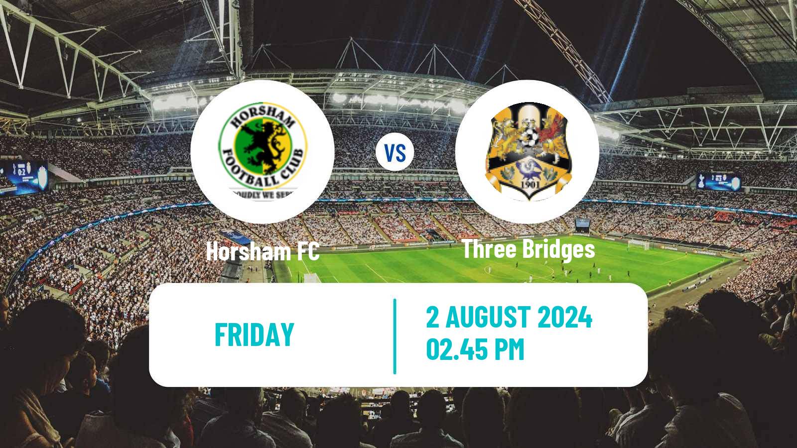 Football Club Friendly Horsham - Three Bridges