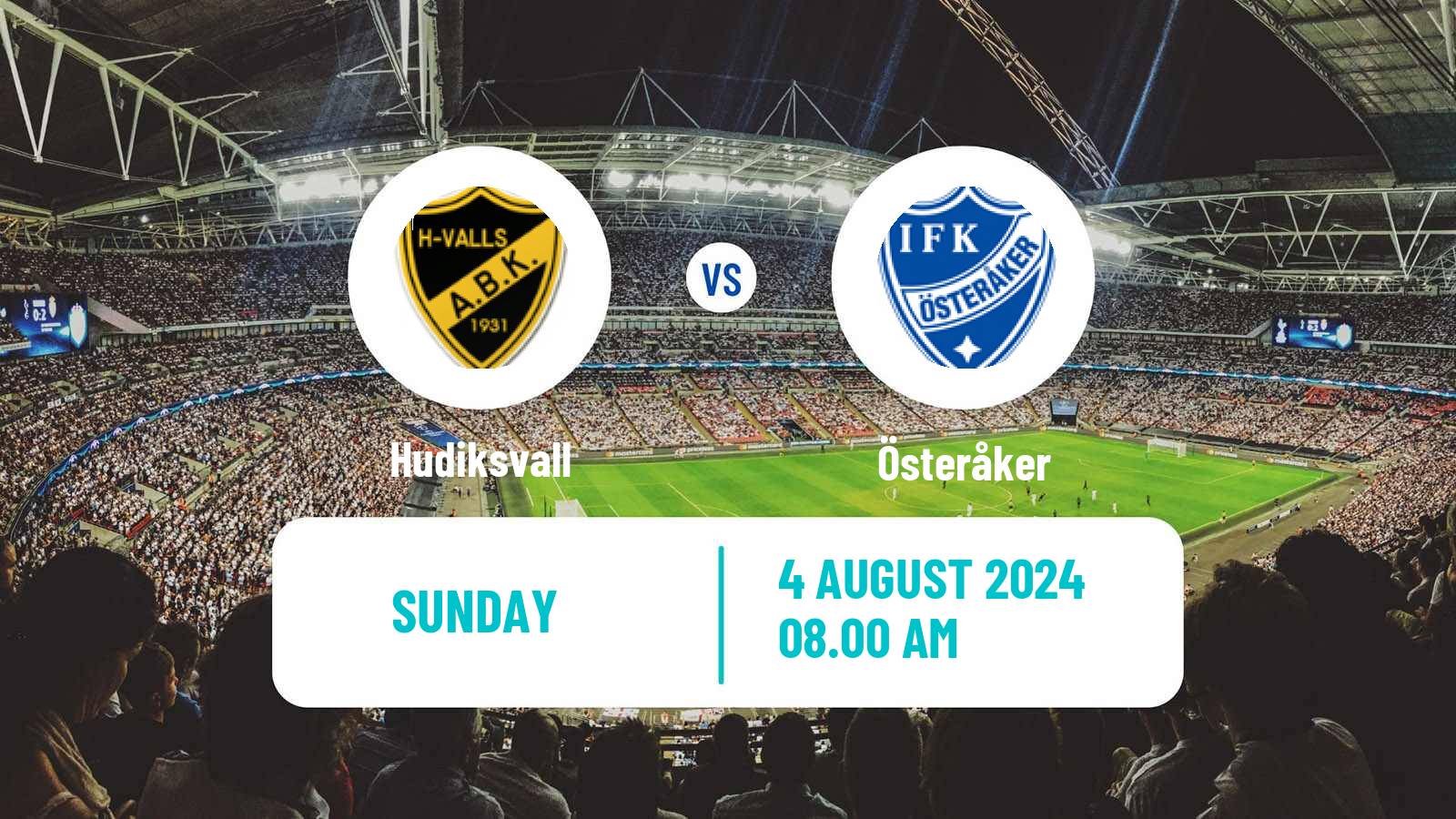 Soccer Swedish Division 2 - Norra Svealand Hudiksvall - Österåker United