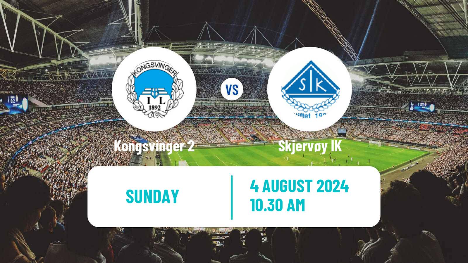 Soccer Norwegian Division 3 - Group 6 Kongsvinger 2 - Skjervøy