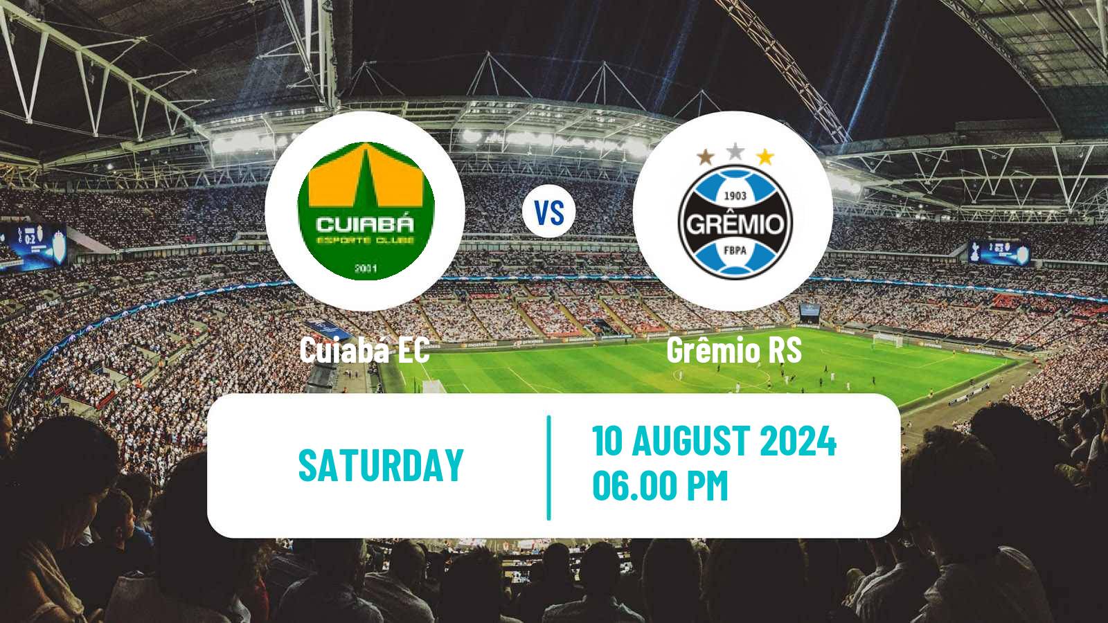 Football Brazilian Serie A Cuiabá - Grêmio
