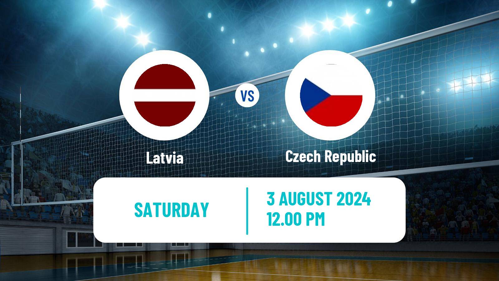 Volleyball Friendly International Volleyball Latvia - Czech Republic