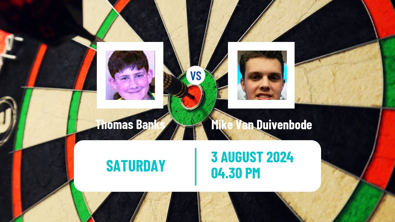 Darts Modus Super Series Thomas Banks - Mike Van Duivenbode