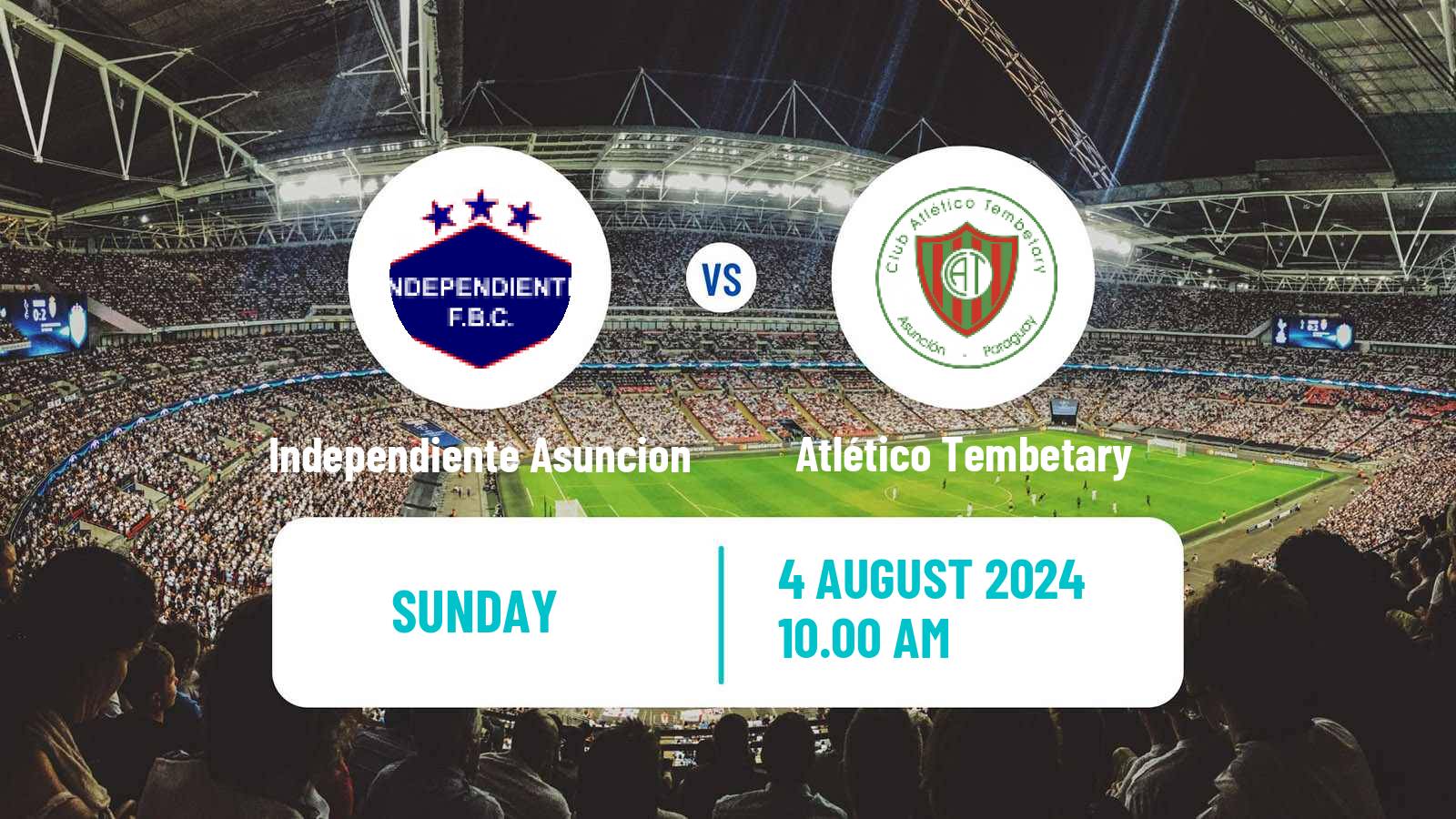 Soccer Paraguayan Division Intermedia Independiente Asuncion - Atlético Tembetary
