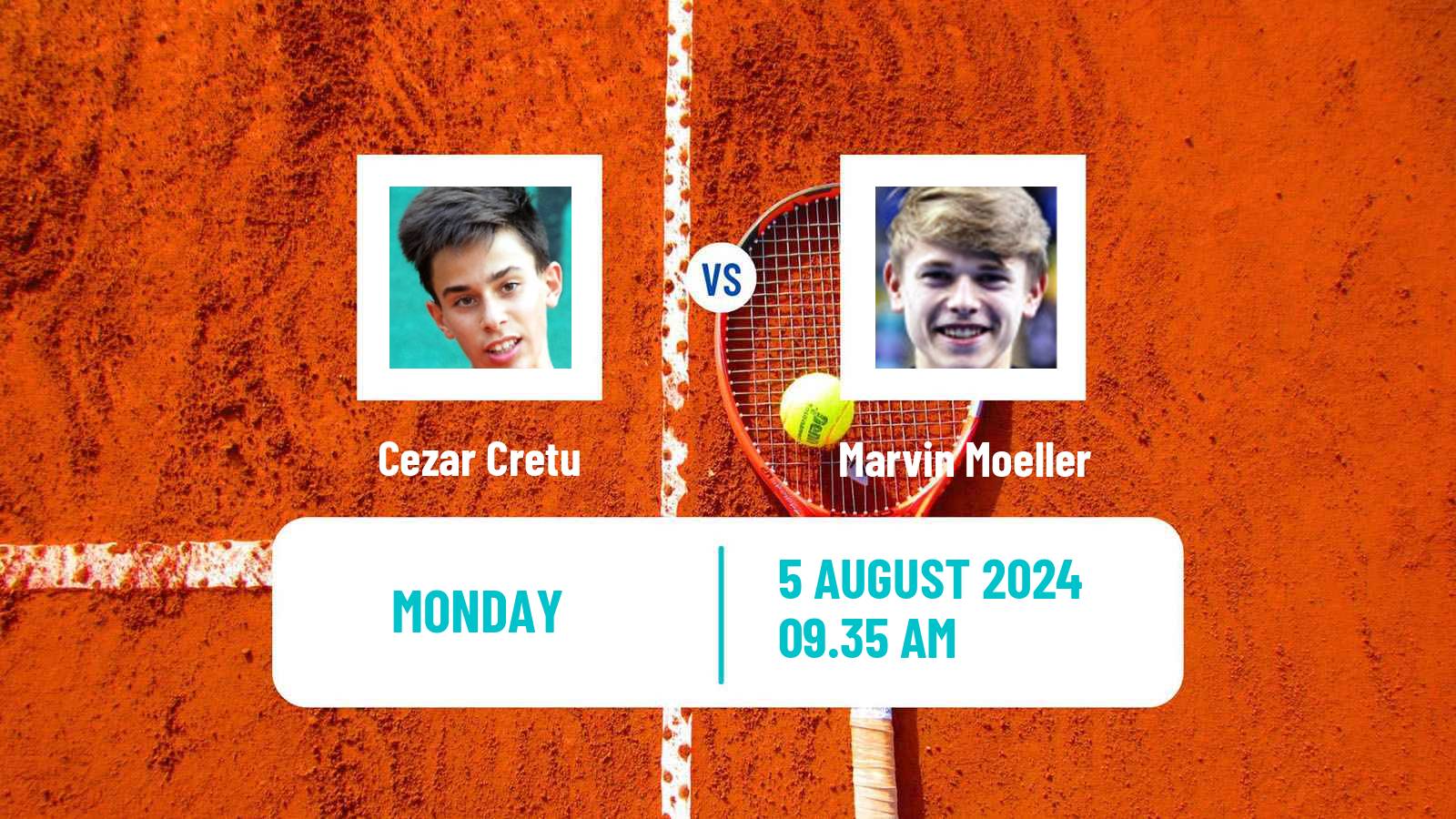 Tennis Cordenons Challenger Men Cezar Cretu - Marvin Moeller