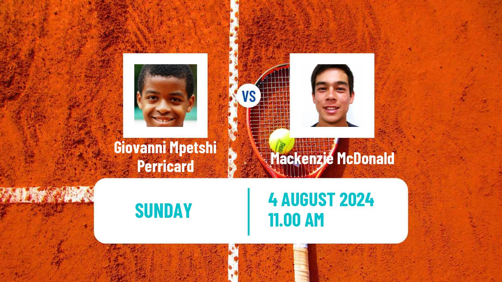 Tennis ATP Montreal Giovanni Mpetshi Perricard - Mackenzie McDonald