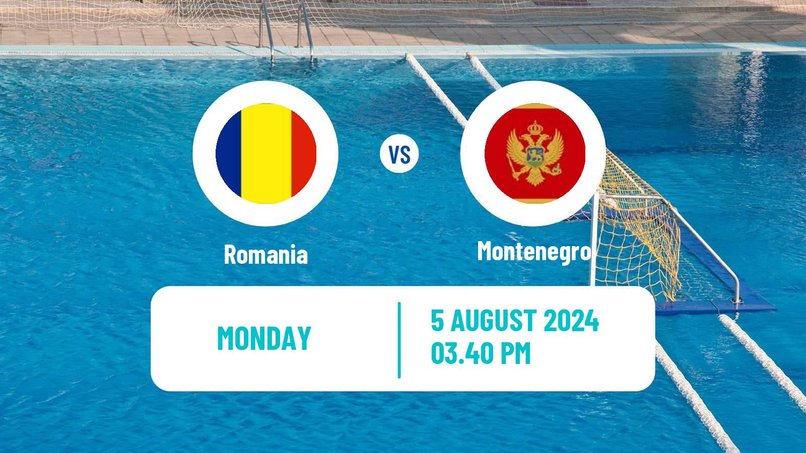 Water polo Olympic Games - Water polo Romania - Montenegro
