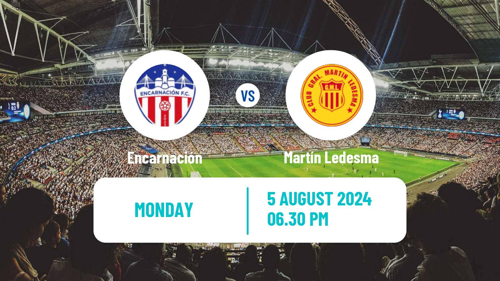 Soccer Paraguayan Division Intermedia Encarnación - Martín Ledesma