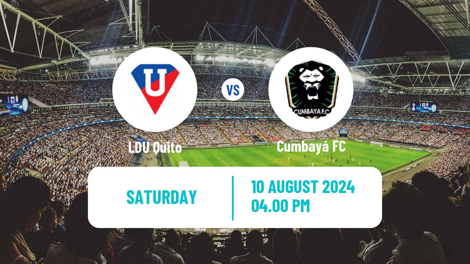 Soccer Ecuadorian Liga Pro LDU Quito - Cumbayá