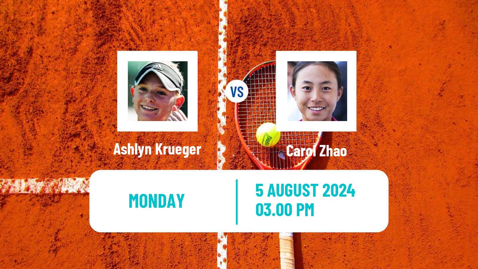 Tennis WTA Toronto Ashlyn Krueger - Carol Zhao
