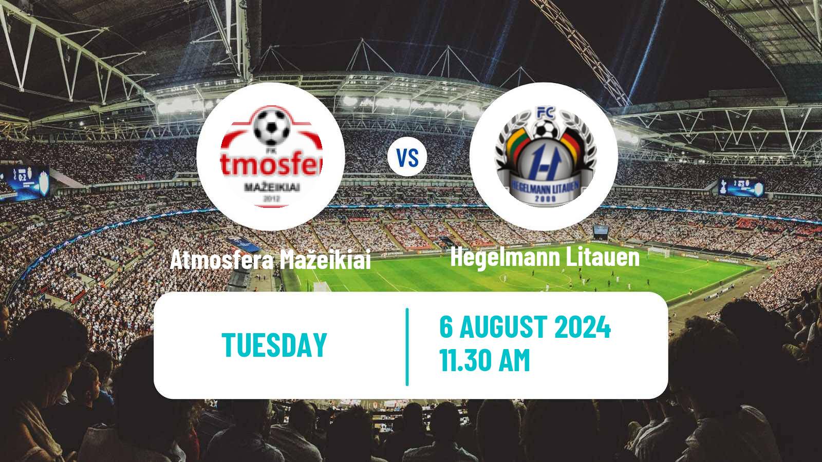 Football Lithuanian Cup Atmosfera Mažeikiai - Hegelmann Litauen