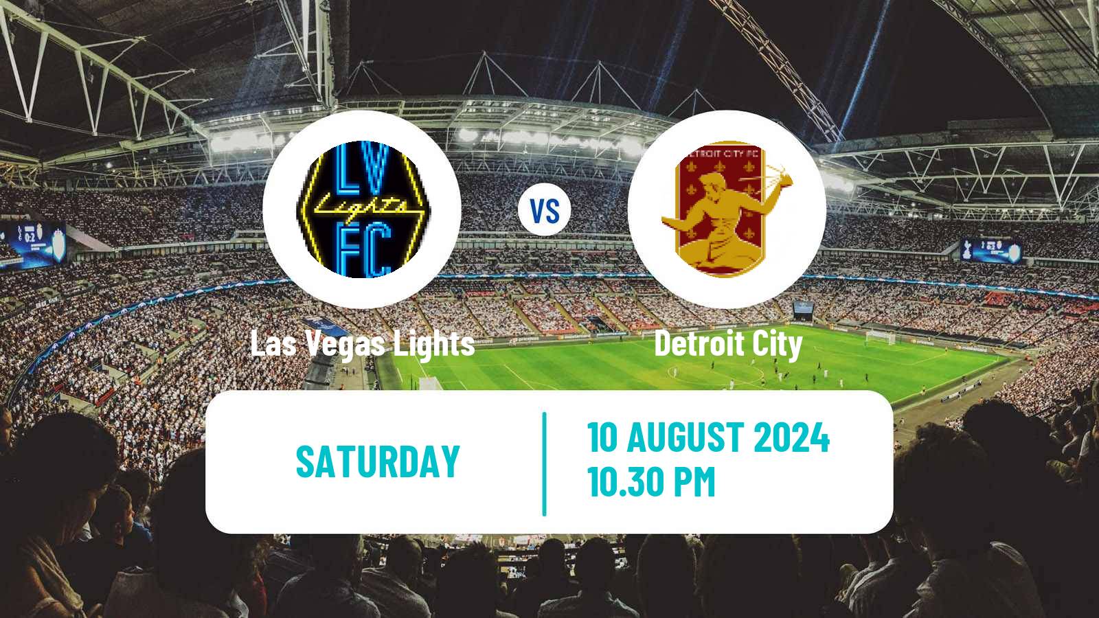 Soccer USL Championship Las Vegas Lights - Detroit City