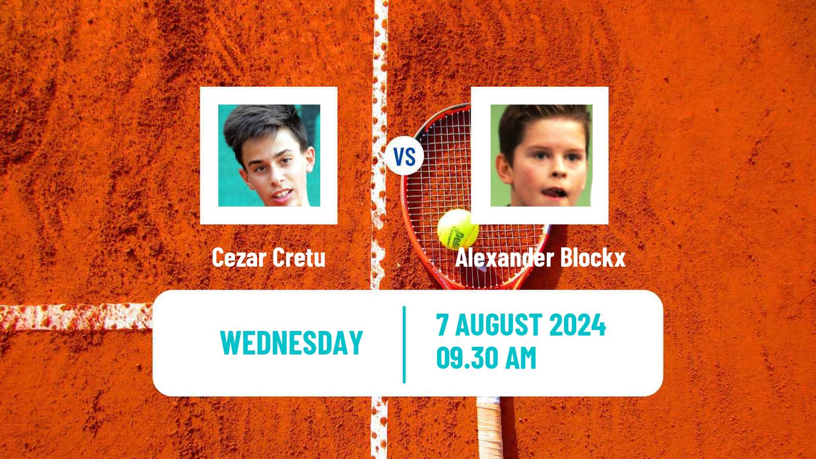 Tennis Cordenons Challenger Men Cezar Cretu - Alexander Blockx