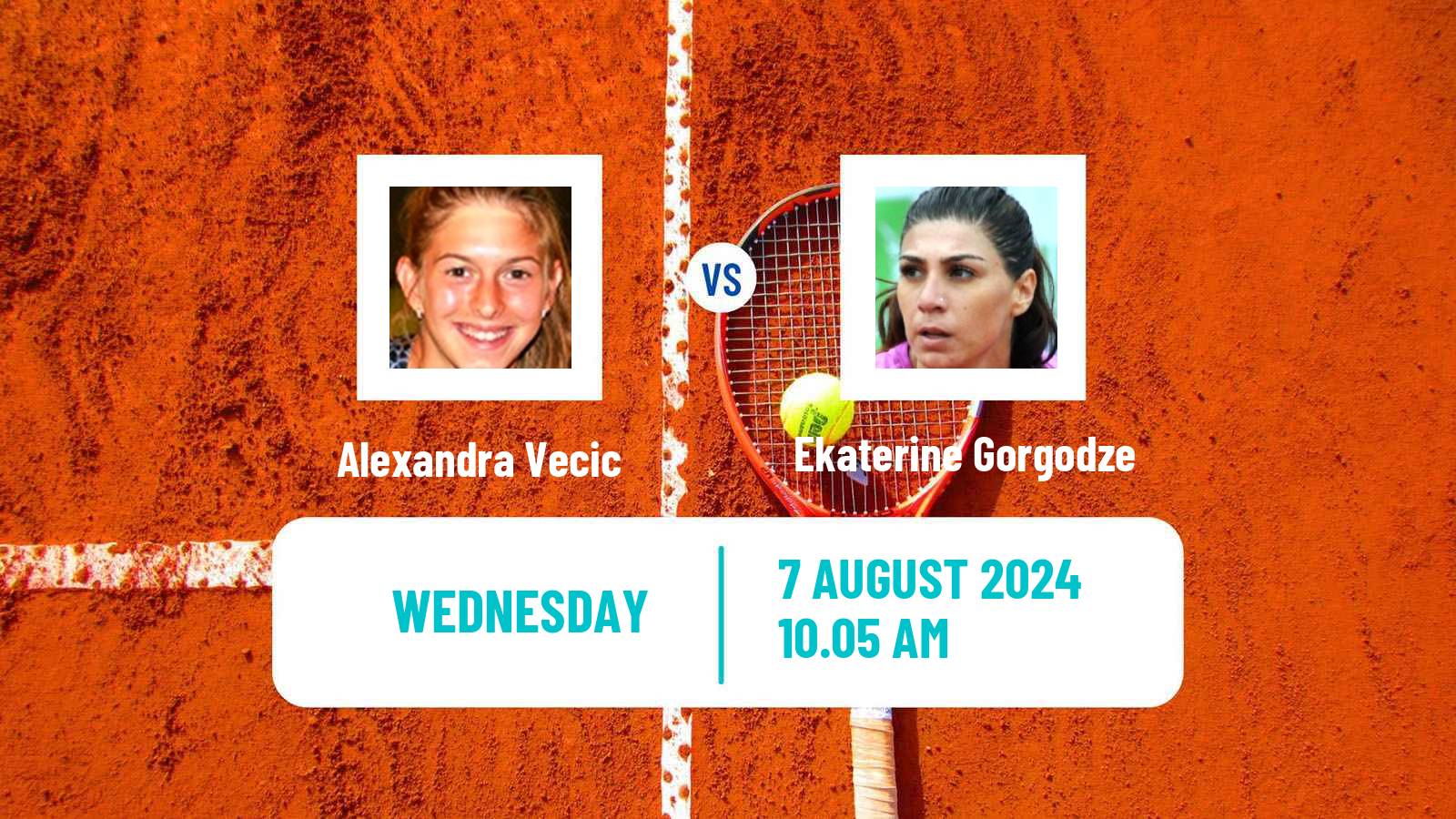 Tennis ITF W35 H Leipzig Women Alexandra Vecic - Ekaterine Gorgodze