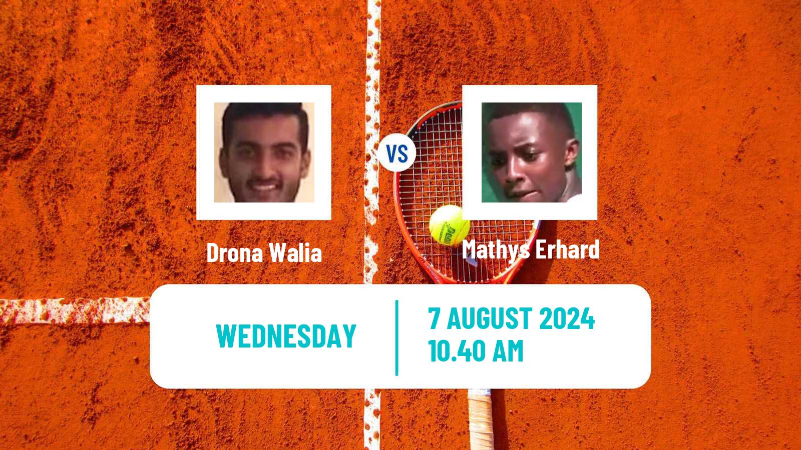 Tennis ITF M25 Brazzaville 3 Men Drona Walia - Mathys Erhard