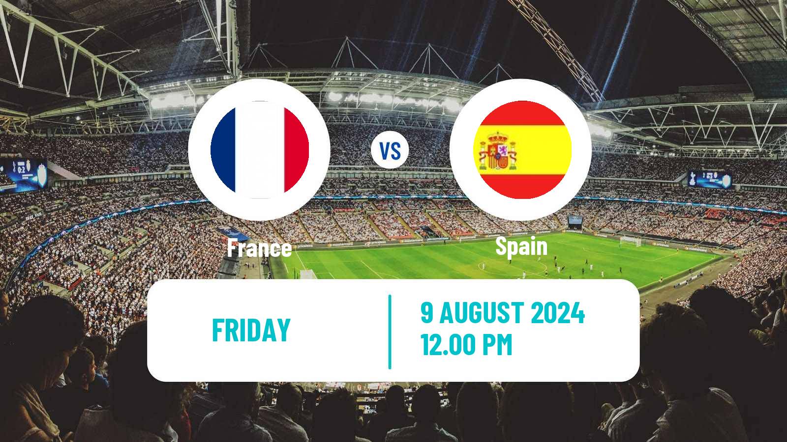 Football Olympic Games - Football France - Spain