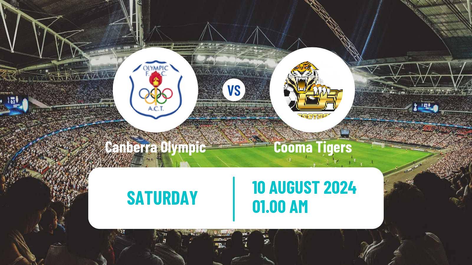Football Australian NPL ACT Canberra Olympic - Tigers FC