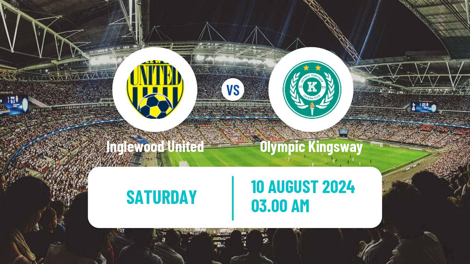 Football Australian NPL Western Australia Inglewood United - Olympic Kingsway