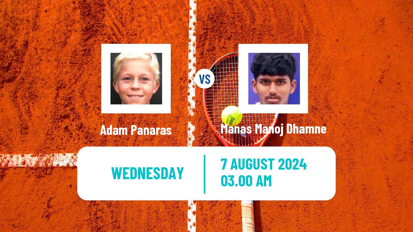 Tennis ITF M15 Curtea De Arges Men Adam Panaras - Manas Manoj Dhamne