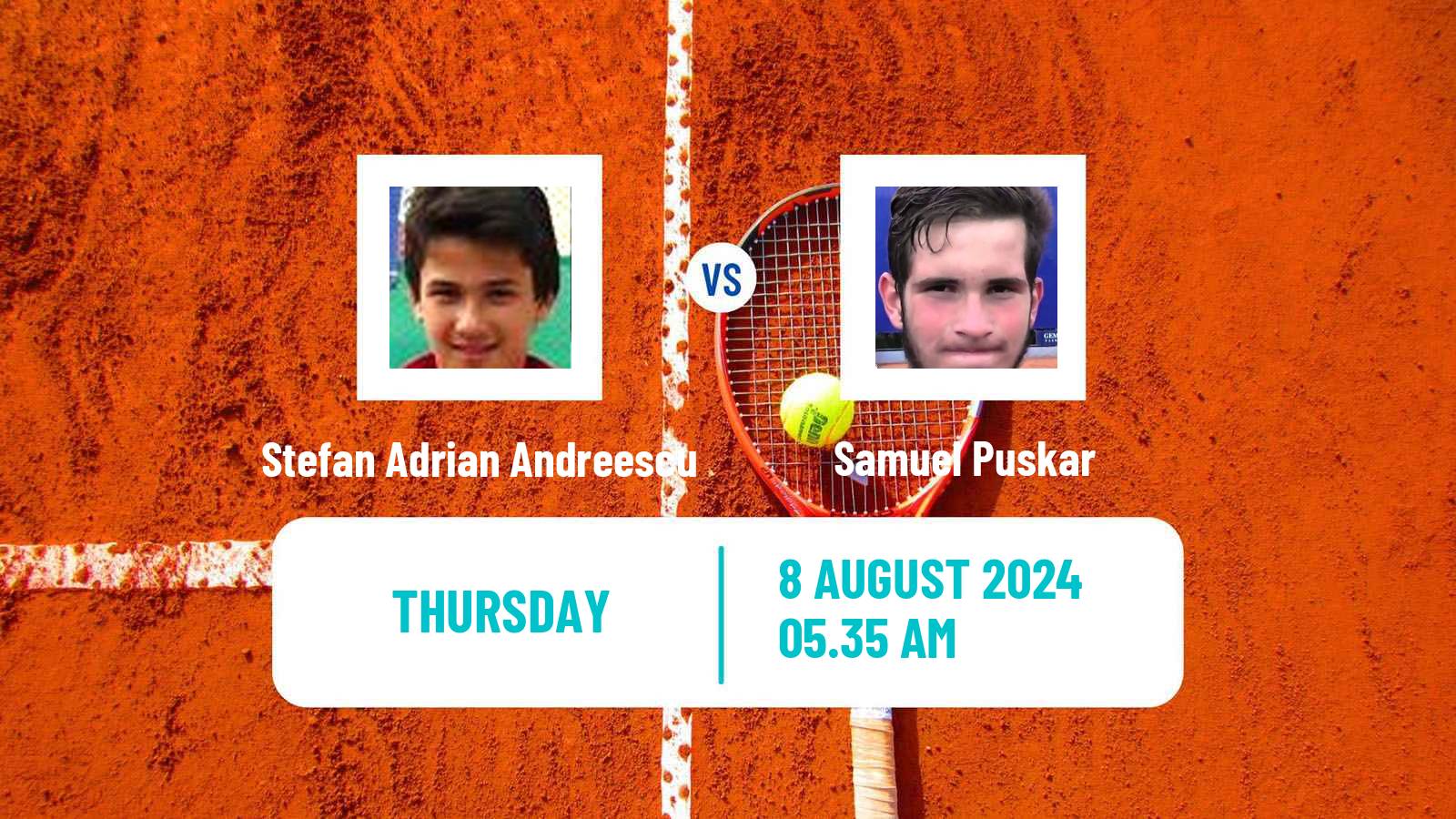 Tennis ITF M15 Curtea De Arges Men Stefan Adrian Andreescu - Samuel Puskar