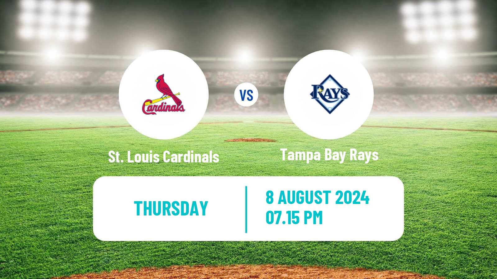 Baseball MLB St. Louis Cardinals - Tampa Bay Rays