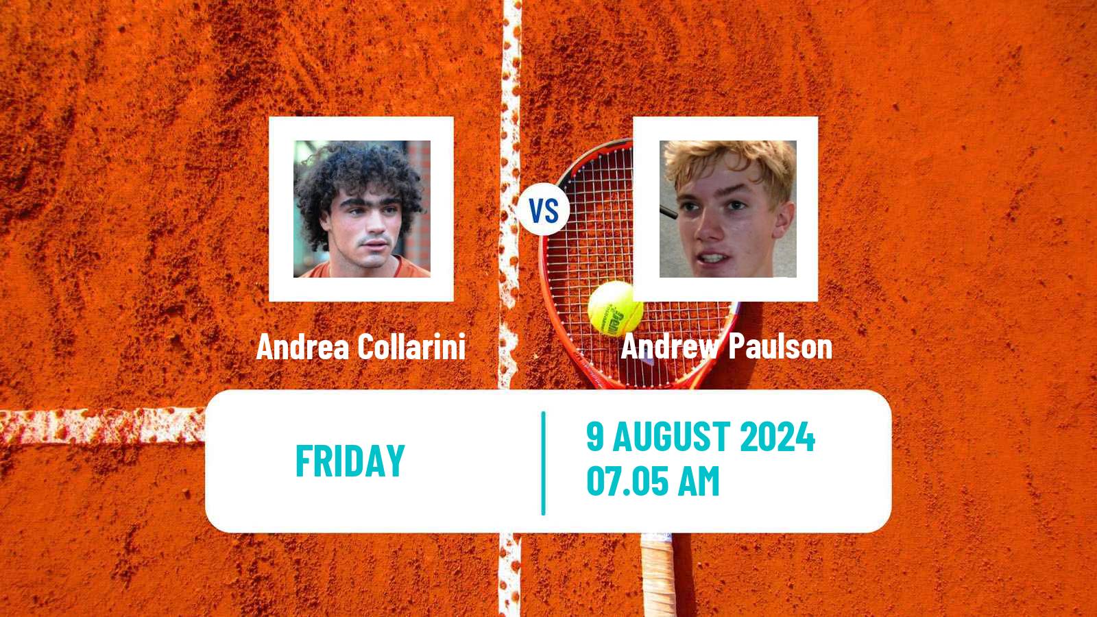 Tennis Cordenons Challenger Men Andrea Collarini - Andrew Paulson