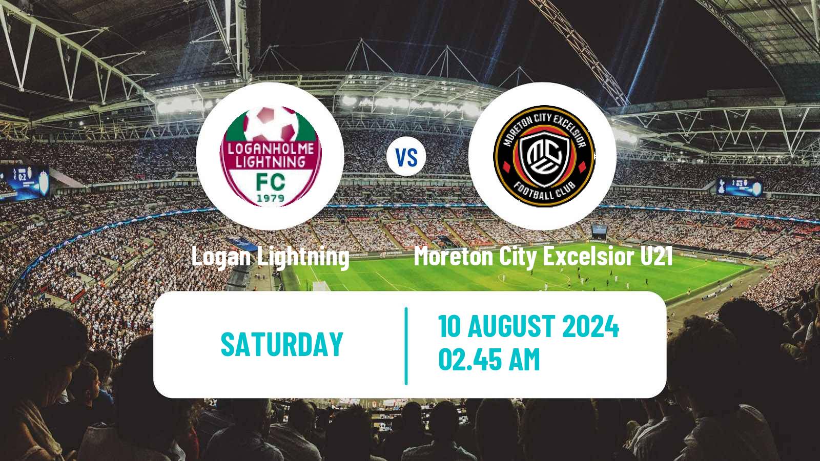 Soccer Australian Queensland Premier League Logan Lightning - Moreton City Excelsior U21