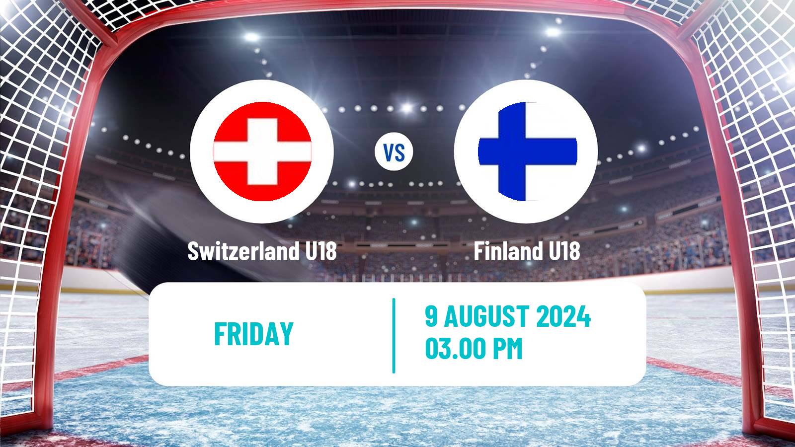 Hockey Hlinka-Gretzky Cup Switzerland U18 - Finland U18